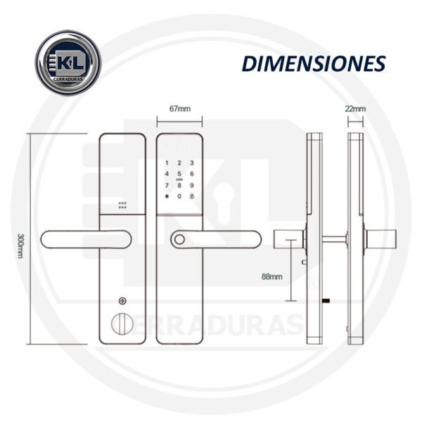 Cerradura Inteligente Moressco Pretium BS