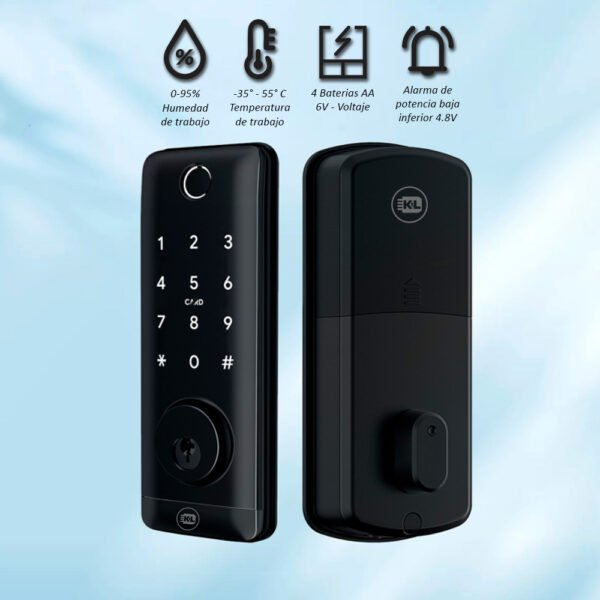 Cerradura Inteligente Moressco Cerrojo Digital Singa