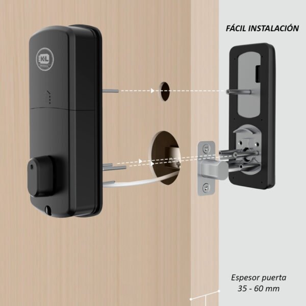 Cerradura Inteligente Moressco Cerrojo Digital Singa
