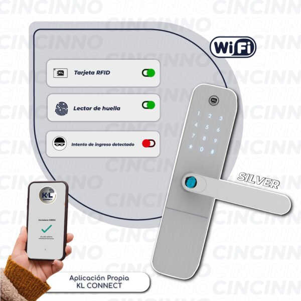 Cerradura Inteligente Moressco Cincinno S