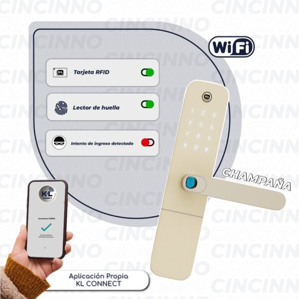 Cerradura Inteligente Moressco Cincinno C