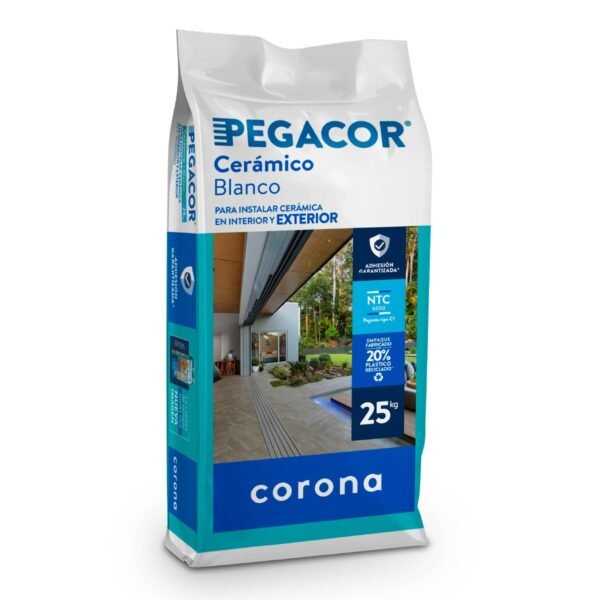 lf-11057.jpg Pegacor Ceramico Blanco CORONA X 25 KL 901401001