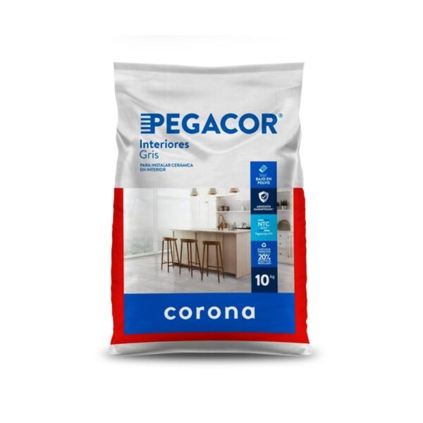 Pegacor GRIS Interiores X 10 KG CORONA 901061501