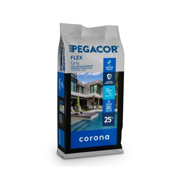 lf-12256.jpg Pegacor FLEX GRIS 25 KLS CORONA 901191501