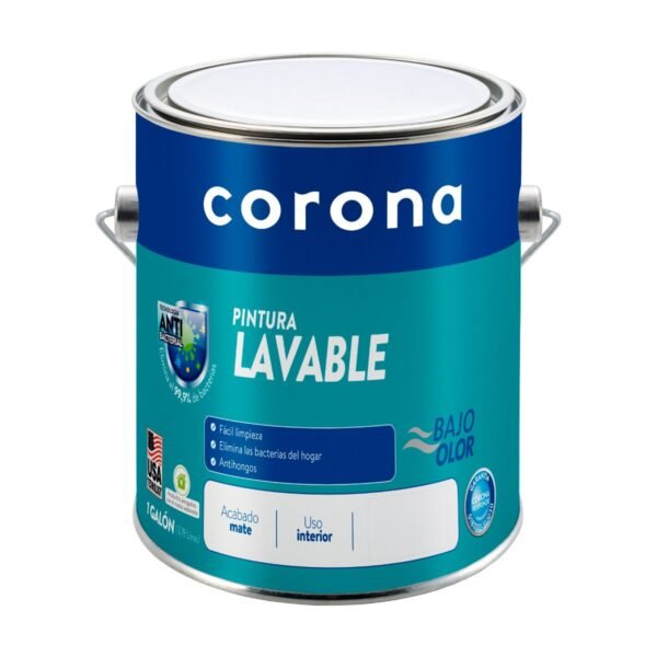 Pintura Lavable Blanco GL CORONA 407501001