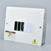 MERCURY Tablero Monofasico Promax 6P TAPA LISA Metalica