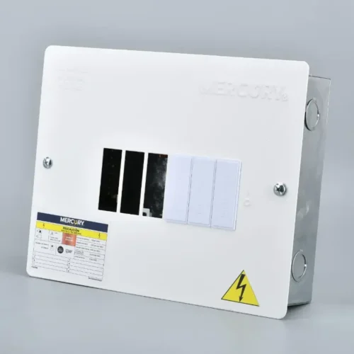 EBM66 MERCURY Tablero Monofasico Promax 6P TAPA LISA Metalica