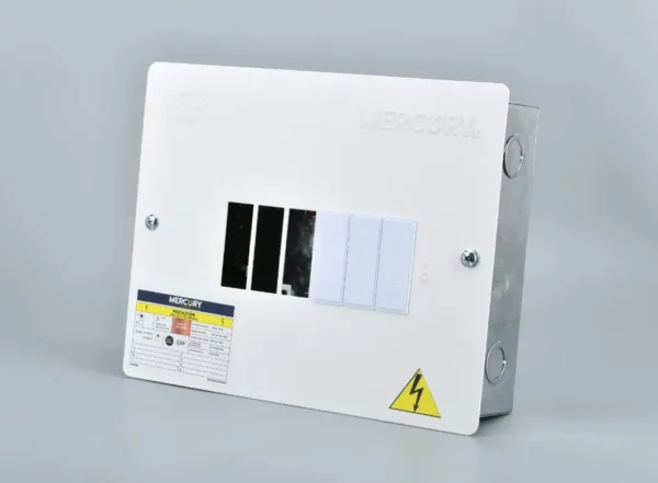MERCURY Tablero Monofasico Promax 6P TAPA LISA Metalica