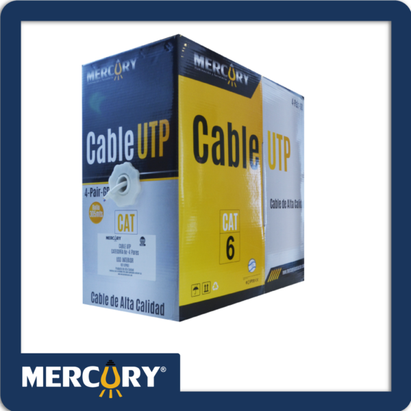 ECA01-TTA195 MERCURY Cable UTP CAT 5 /titanium Exterior Rollo *305m