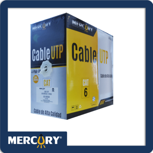 ECA02-TTA196 MERCURY Cable UTP CAT 5 /titanium Interior Rollo *305m