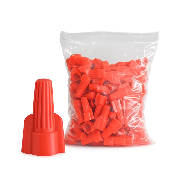 MERCURY Conector O Capuchon Electrico Naranja Cable #12 O 14 X 100 Unidades
