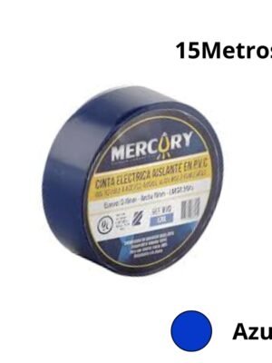 MERCURY Cinta Aislante Colores AZUL 5MTS MERCURY Cinta Aislante Colores AZUL 5MTS