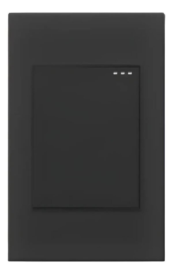 MERCURY Interruptor Sencillo Conmutable Negro MATE MERCURY Interruptor Sencillo Conmutable Negro MATE