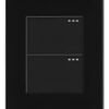 MERCURY Interruptor Doble Conmutable Negro MATE