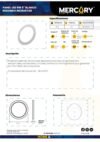 MERCURY Panel Incrustar 5" 9W MERCURY Panel Incrustar 5" 9W