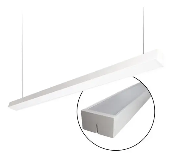 ITL73 MERCURY Lampara Lineal Oficina 40W 120CMS Blanca