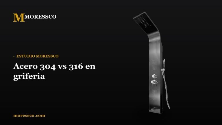 Acero 304 vs 316 en griferia - Moressco