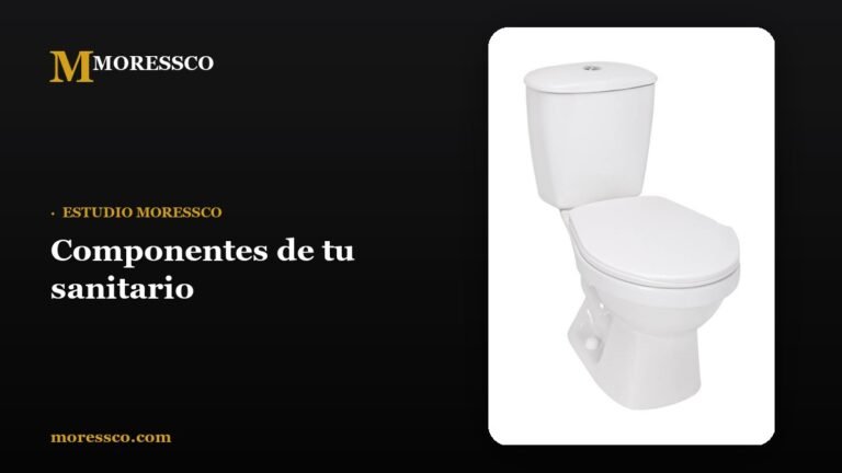 Componentes de tu sanitario - Moressco
