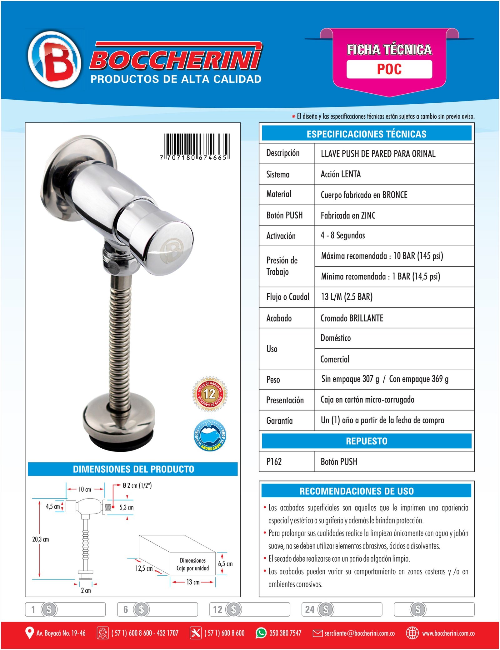 Ficha técnica POC Moressco