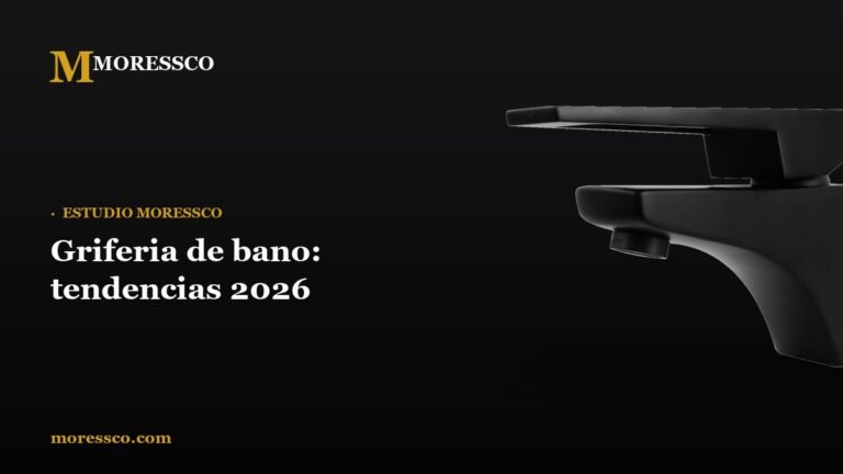 Griferia de bano: tendencias 2026 - Moressco