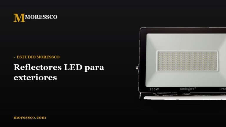 Reflectores LED para exteriores - Moressco