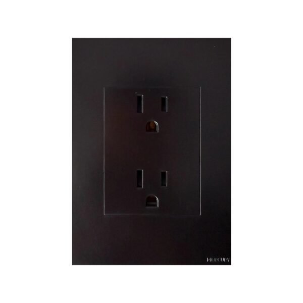 ETI103_TOMA_DOBLE_POLO_TIERRA_BLACK_LUXURY_1.jpg Toma Doble Polo a Tierra Negra — Mercury Black Luxury