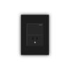 ETI104-TOMA-INT-BLACK-LUXURY.jpg Toma + Interruptor Negro — Mercury Black Luxury
