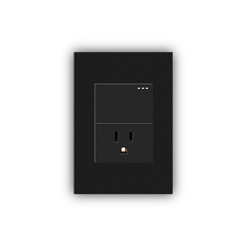 ETI104-TOMA-INT-BLACK-LUXURY.jpg Toma + Interruptor Negro — Mercury Black Luxury