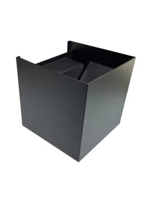 IDL80_APLIQUE_LED_BOX_NEGRO_6W_10_X_10_LUZ_CALIDA_1.jpg Aplique LED de Pared 6W Negro Luz Cálida 3000K — Mercury