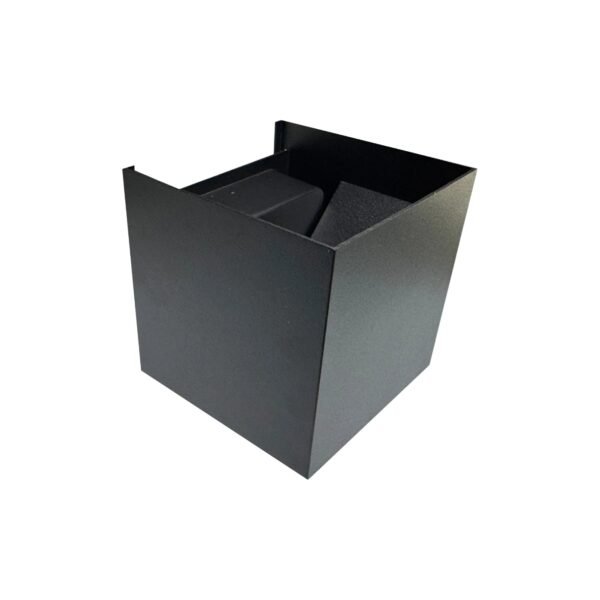 IDL80_APLIQUE_LED_BOX_NEGRO_6W_10_X_10_LUZ_CALIDA_1.jpg Aplique LED de Pared 6W Negro Luz Cálida 3000K — Mercury