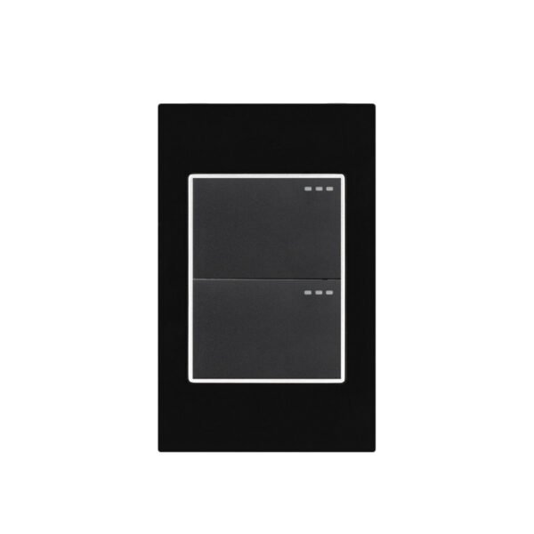 Interruptor Doble Conmutable Negro — Mercury Infinity Black