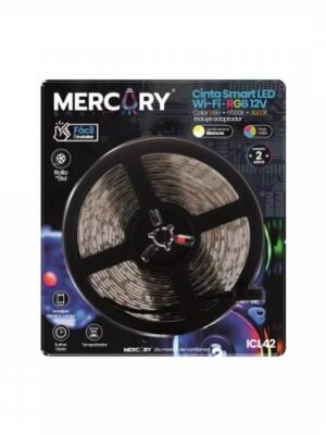 Cinta LED Smart WiFi RGB 12V x5m — Mercury
