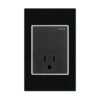eti56.jpg Toma + Interruptor Negro Espejo — Mercury Black Mirror