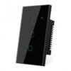 Interruptor Inteligente Triple Negro Táctil WiFi — Mercury Smart Home