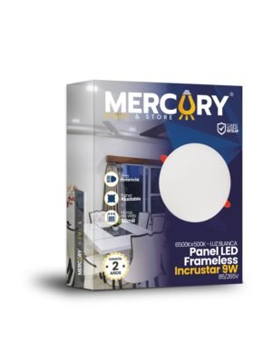 ipl111_render.jpg Panel LED Frameless Redondo Incrustar 9W — Mercury