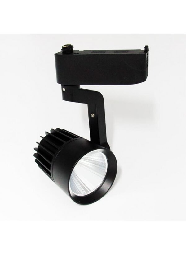 lampara-spot-riel-led-10w-2-hilos-luz-dia-par-20-9cm-negro-sparkled.jpg Spot LED para Riel Negro 10W Luz Cálida 3000K — Mercury