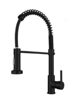 Mezclador Lavaplatos en Acero Inoxidable # 201 Color Negro Manija en Zinc