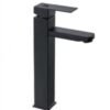 Llave Lavamanos Monocontrol Alta Negra Unifer Llave Lavamanos Monocontrol Alta Negra Unifer