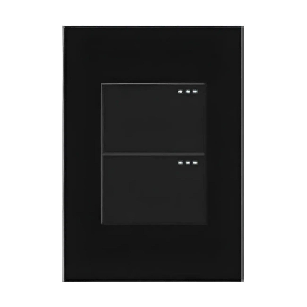 MERCURY Interruptor Doble Conmutable Negro MATE