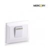 MERCURY Interruptor Sencillo Conmutable Blanco