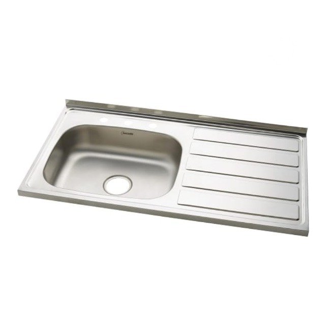 Platero Socoda 100x52 cm Escurridor Derecho Poceta Izquierda - Mezclador
