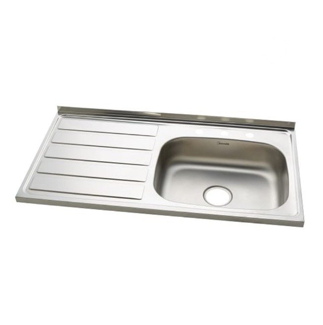 Platero Socoda 100x52 cm Escurridor Izquierdo Poceta Derecha — Mezclador