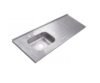 Platero Socoda 150x52 cm Escurridor Derecho Poceta Izquierda — Monocontrol Platero Socoda 150x52 cm Escurridor Derecho Poceta Izquierda — Monocontrol