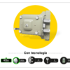 Cerradura Yale Doble Derecha 107 Doble Pasador