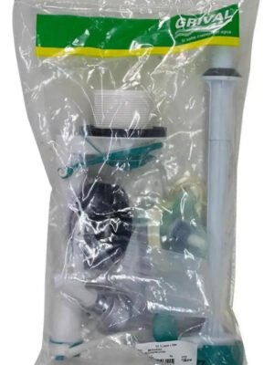 Grifería de Tanque Laguna + Boton Grival Kit Sanitario 10° Palanca Cromada Eco