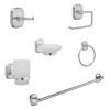 Kit Accesorios Greta Cromo — Paquete ×6 Piezas (Corona)