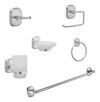 Kit Accesorios Greta Cromo — Paquete ×6 Piezas (Corona)