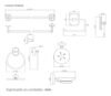 Moressco · Kit Accesorios Greta Mateblack — Paquete ×6 Piezas (Corona)