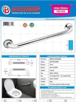 barra-de-seguridad-mango-antideslizante-45cm-ficha-tecnica Ficha técnica Barra de Seguridad Mango Antideslizante 45cm
