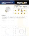 Ficha técnica Bombillo LED 1W E27 Luz Cálida 3000K — Mercury